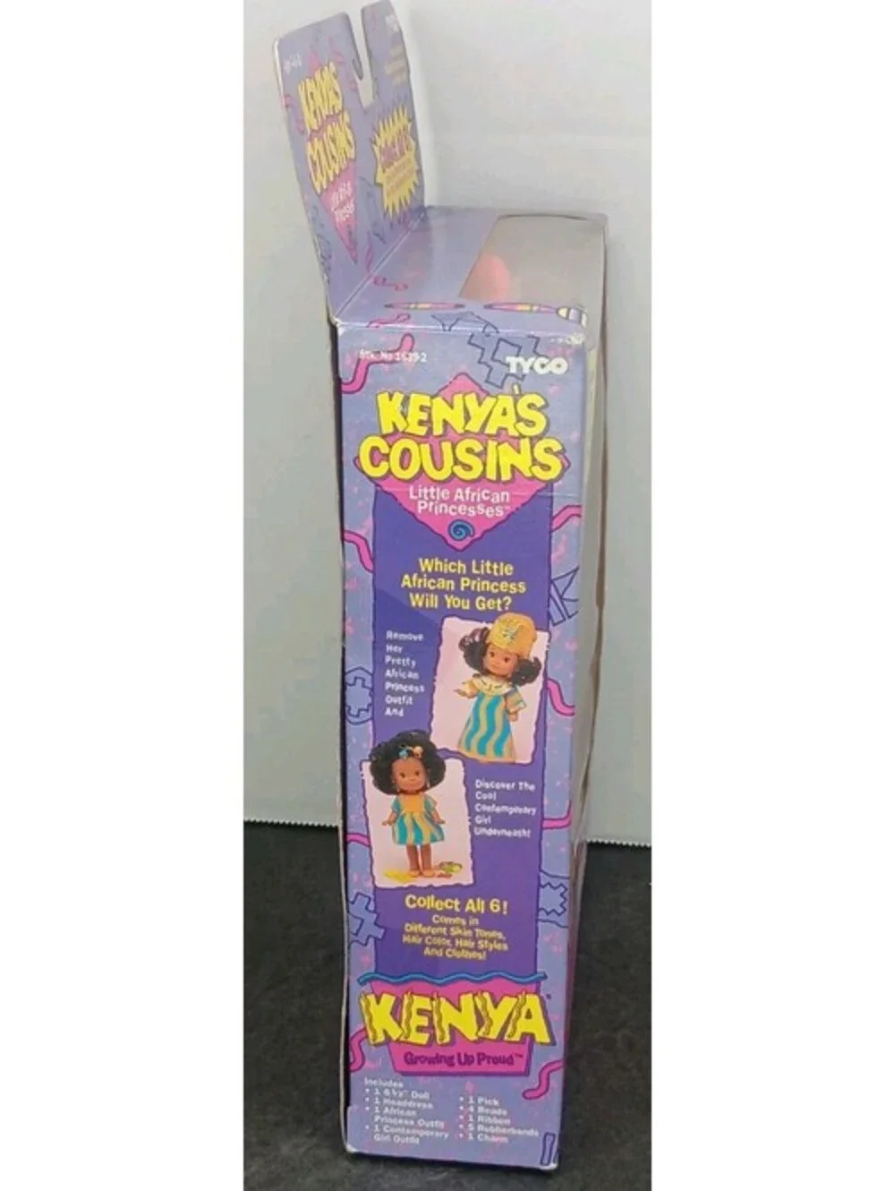Vtg Tyco Kenya's Cousins Little African Princess Baby Doll NEW 1994 SEALED 16392